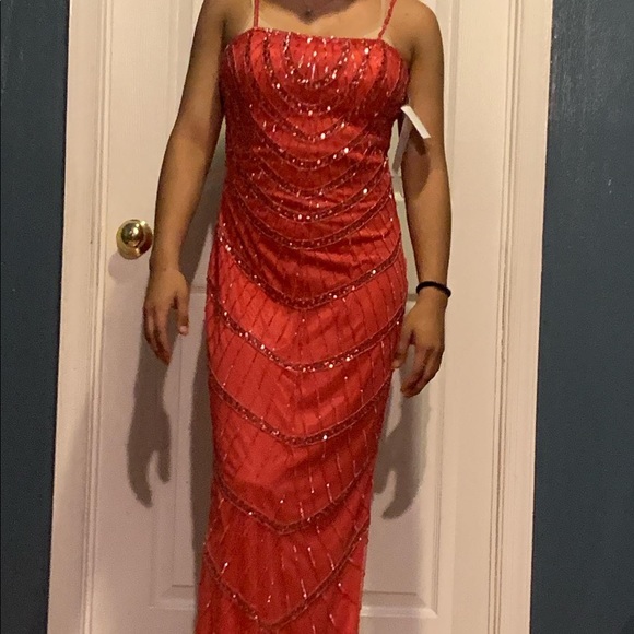 Beautiful red orangy dress ❤️‍🔥 - Picture 5 of 7